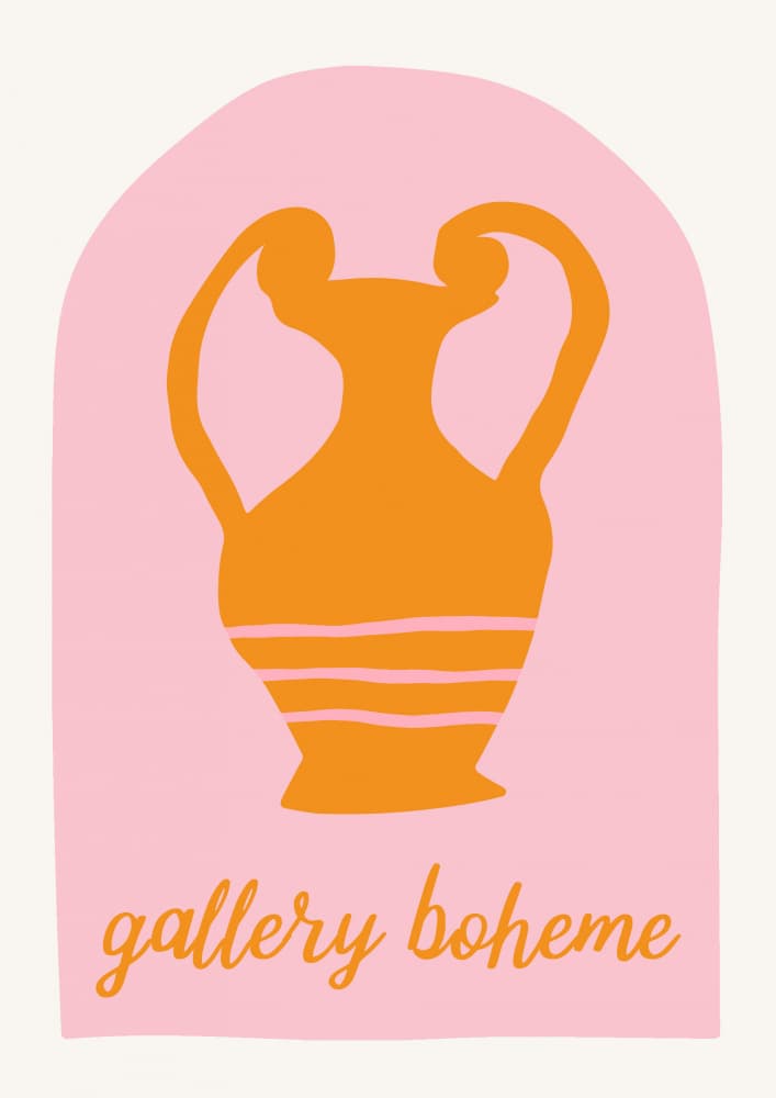Modern Boho Vase by Talitha McQueen — canvas wall art