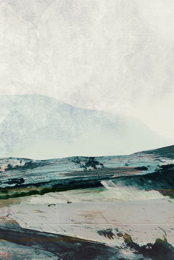 Mountains by Dan Hobday — canvas wall art