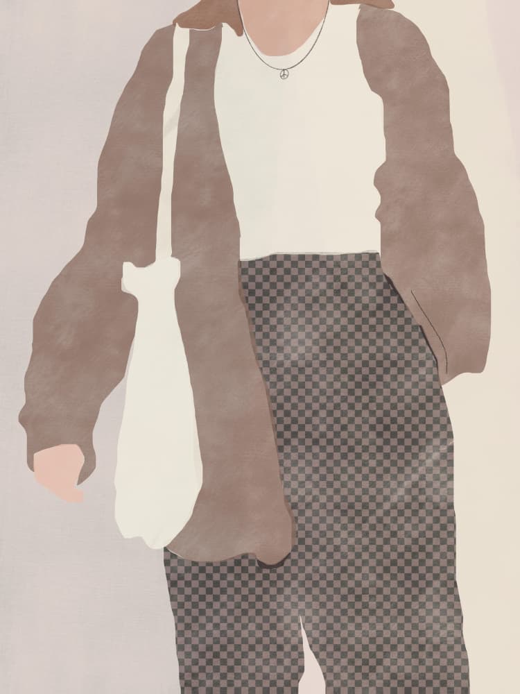 Modern Minimal Fashion by Little Dean — canvas wall art