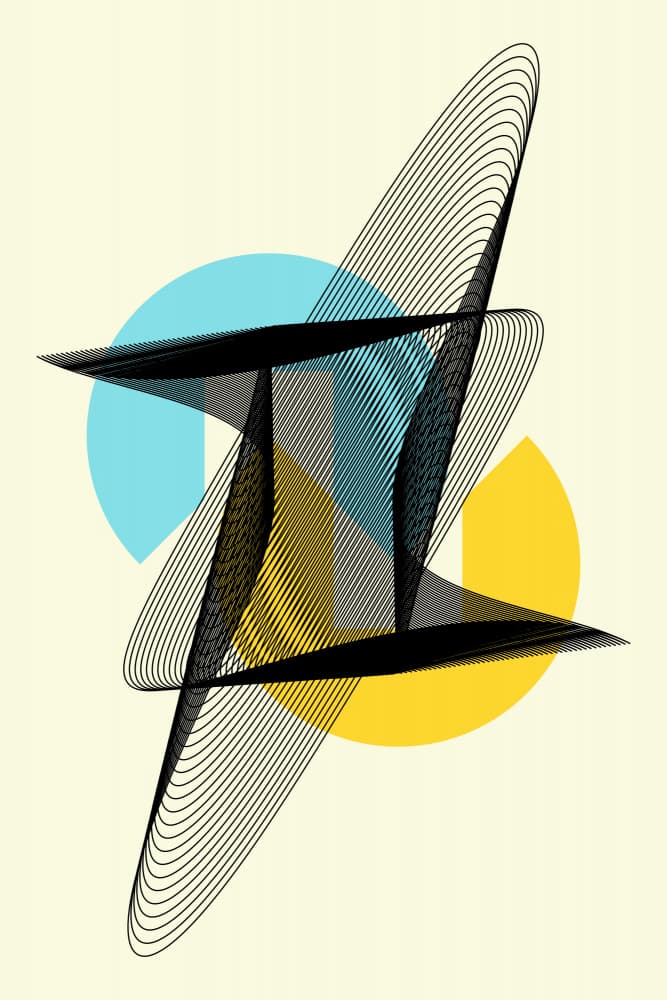 Dynamic Abstract Forms by Petr Strnad — canvas wall art