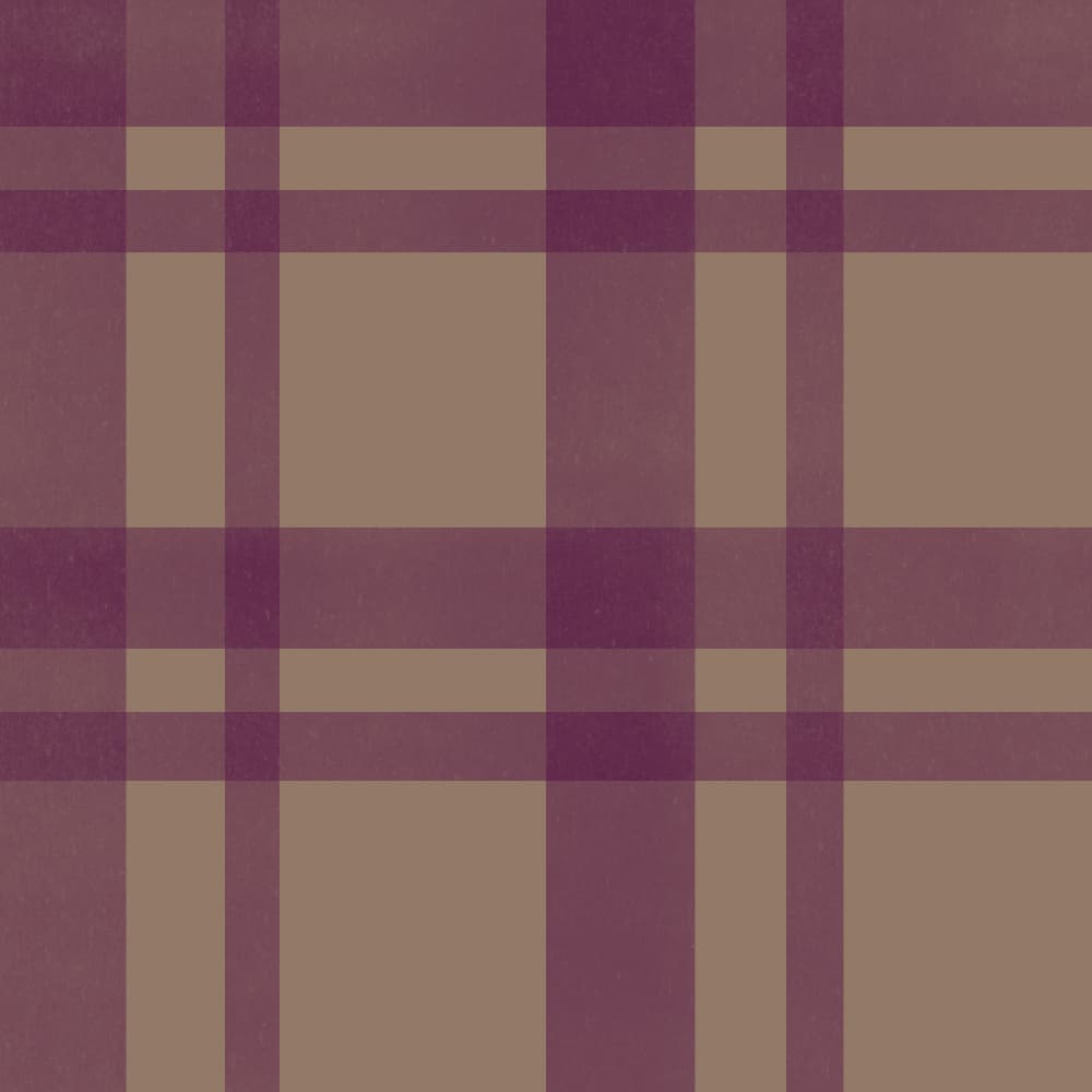 Muted Purple Plaid Pattern by Charlotte Trudgett — canvas wall art