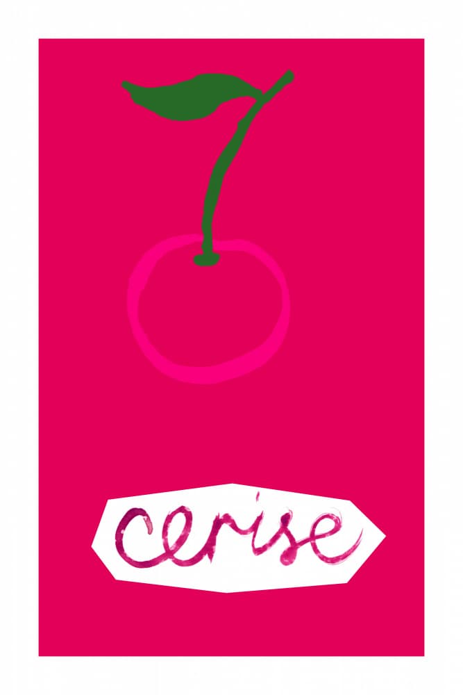 Cerise: Cherry Picked Perfection by cartissi — canvas wall art