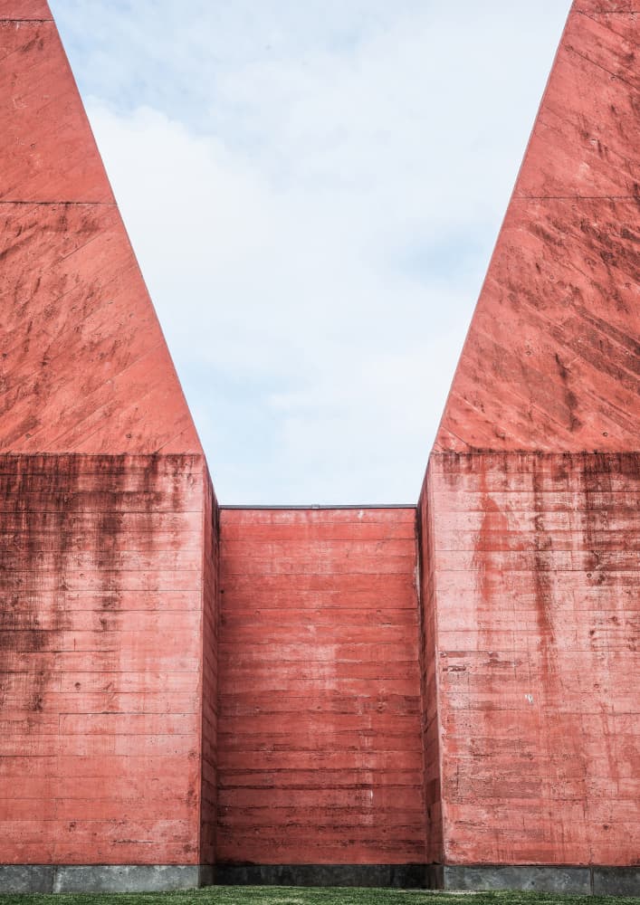 Crimson Pathway by Shot by Clint — canvas wall art