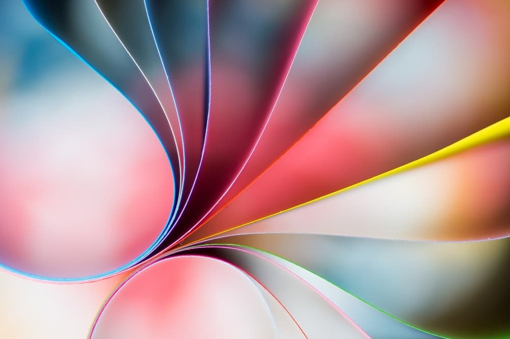 Colorful Light Forms by Mazin alrasheed alzain — canvas wall art