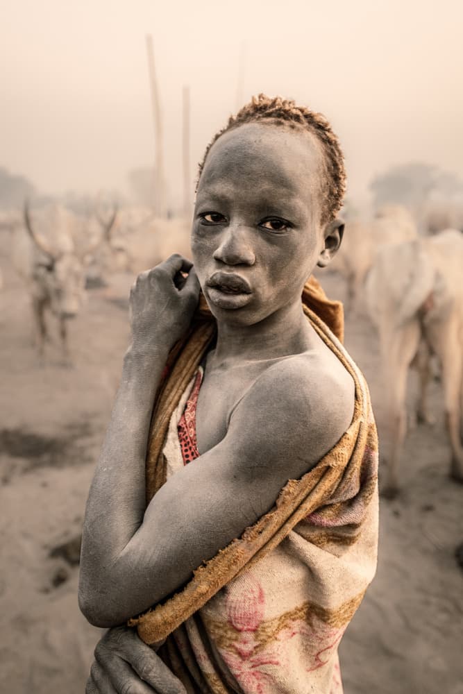 Thoughtful Village Boy by Trevor Cole — canvas wall art