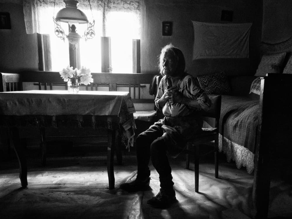 Elderly Woman by Window Light by Zoran Toldi (EFIAP AZSF) — canvas wall art