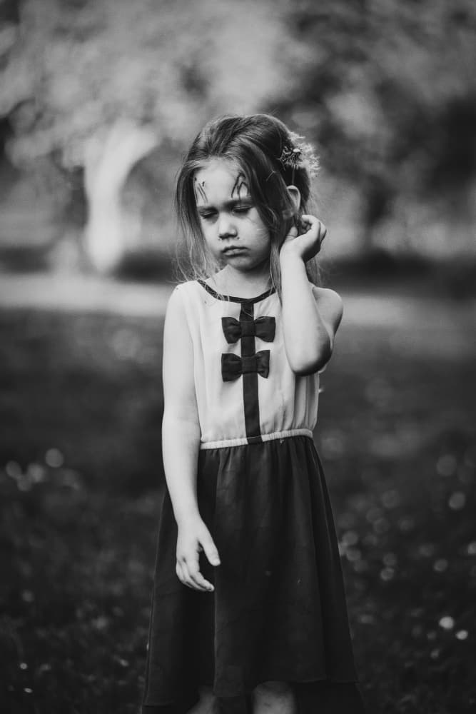 Pensive Young Girl by Normunds Kaprano — canvas wall art