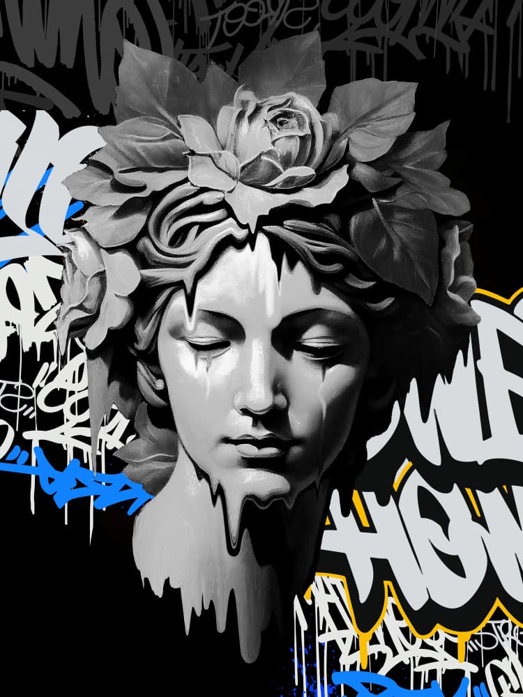Street Selene by Dikhotomy — canvas wall art