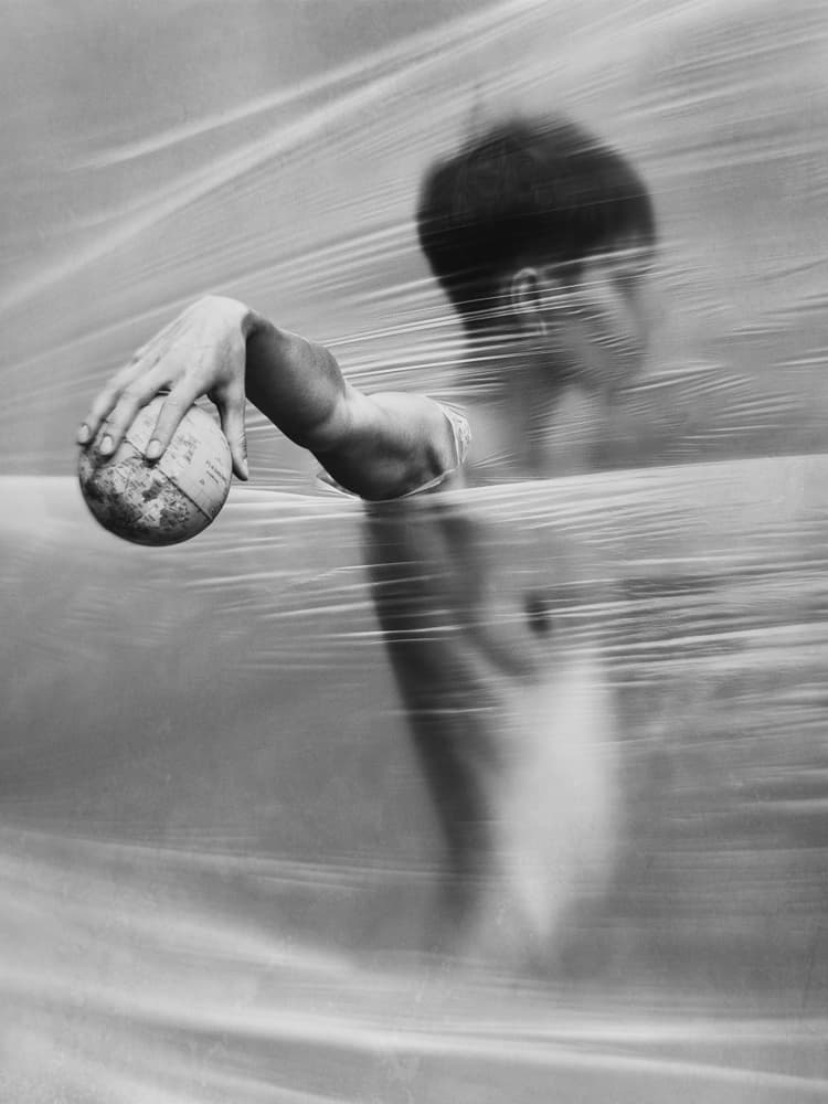 Hand Holding Fragile World by Marius Cinteza — canvas wall art