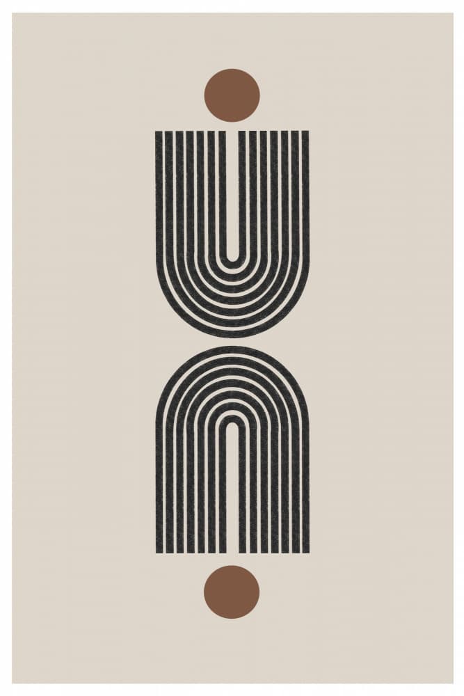 Symmetrical Curves by THE MIUUS STUDIO — canvas wall art