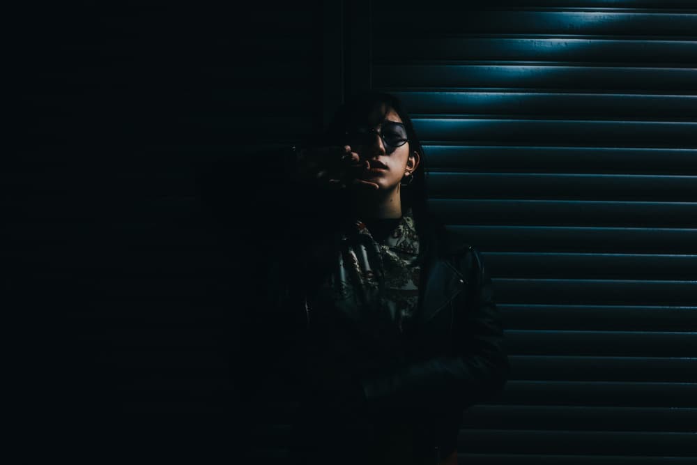 Mysterious Woman In Shadows by yuimei — canvas wall art