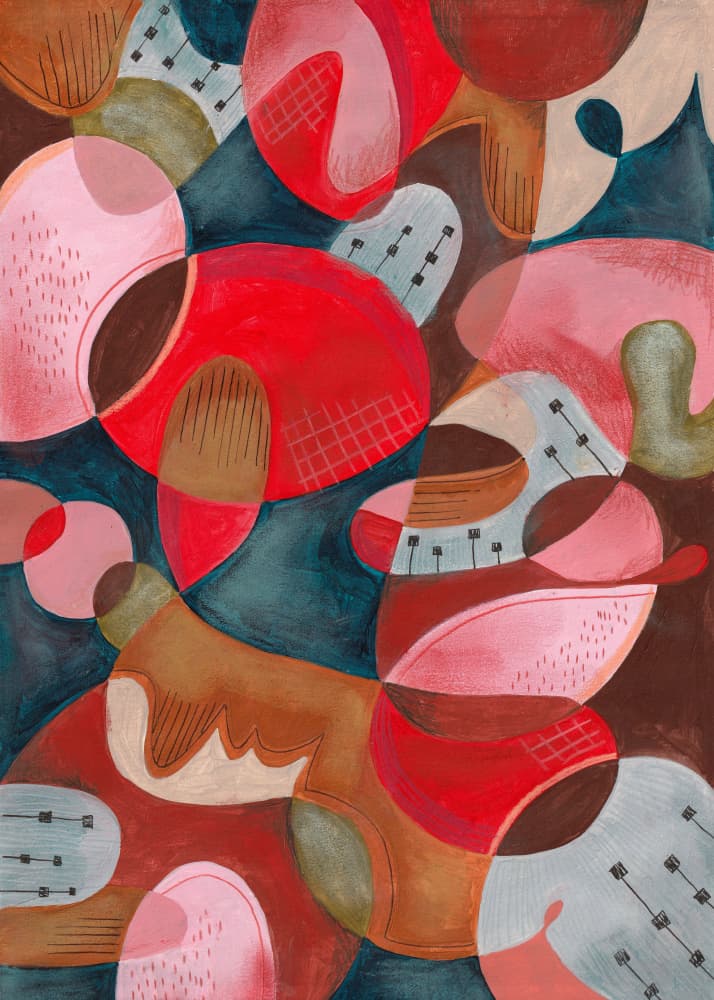 Geometrical Shapes by Caroline Bonne Müller — canvas wall art