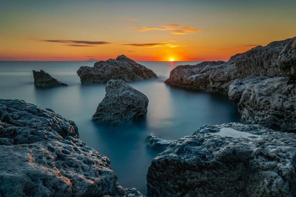 Tranquil Sunset Seascape by Alexander Alexandrov — canvas wall art