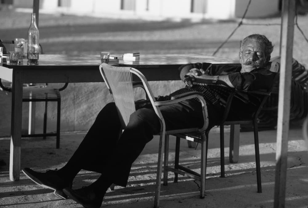 Peaceful Cafe Siesta by Erhard Bewernick — canvas wall art