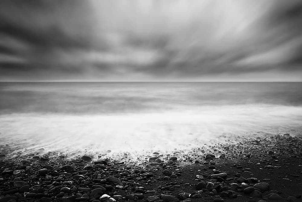 Blurred Ocean Shore by Catalin Alexandru — canvas wall art