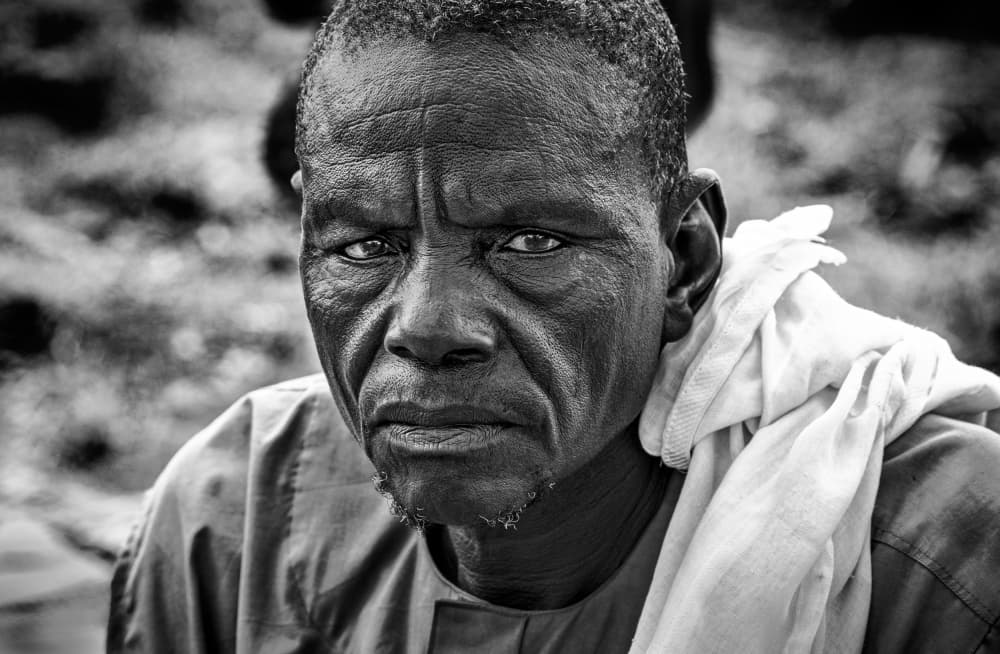 Serious African Man by Joxe Inazio Kuesta Garmendia — canvas wall art