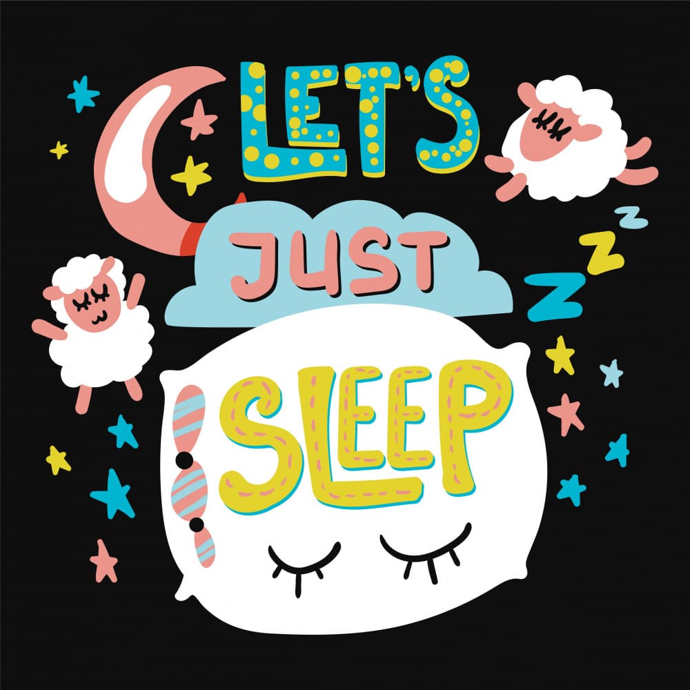 Sweet Dreams Sleepy Pillow by Marika Barsrsind — canvas wall art