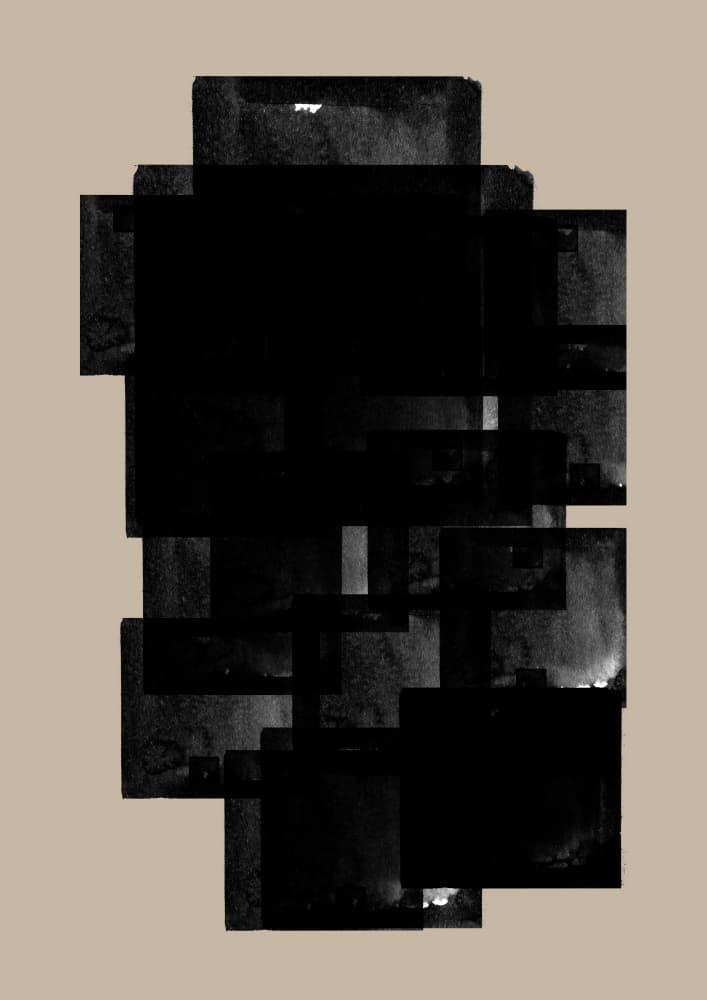 Shadowed Structure by THE MIUUS STUDIO — canvas wall art