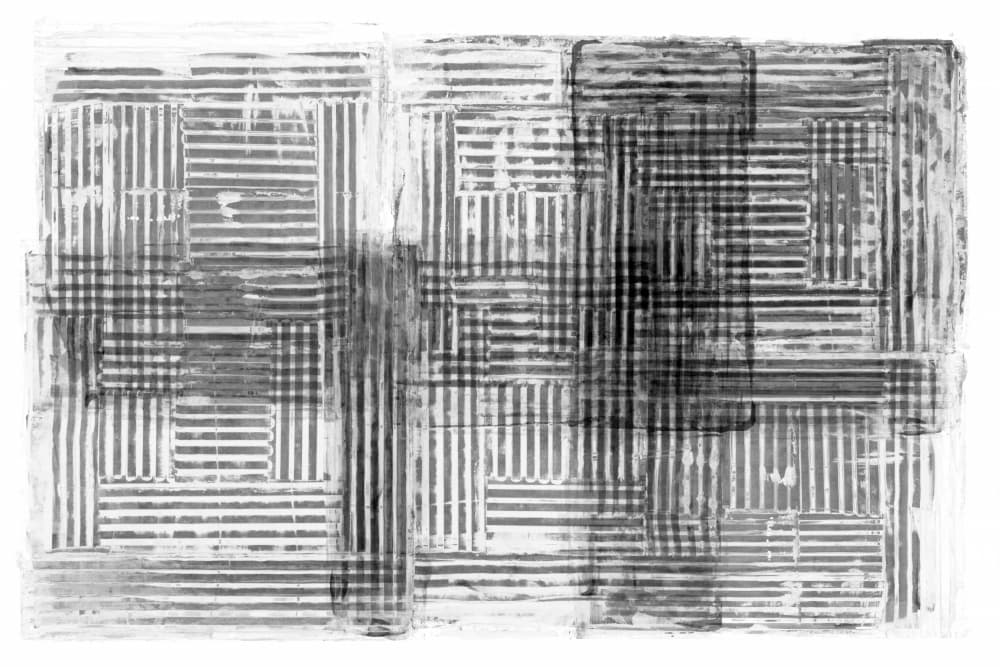 Abstract Linear Grid by cartissi — canvas wall art