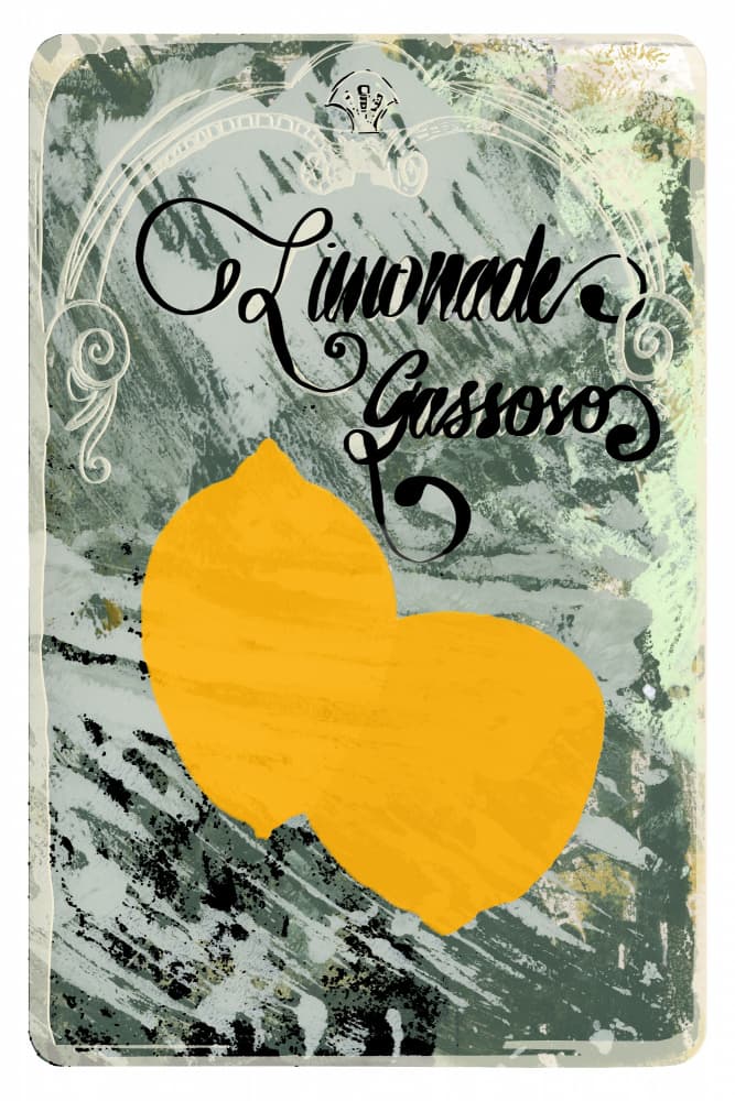 Vintage Limonade Sign by cartissi — canvas wall art