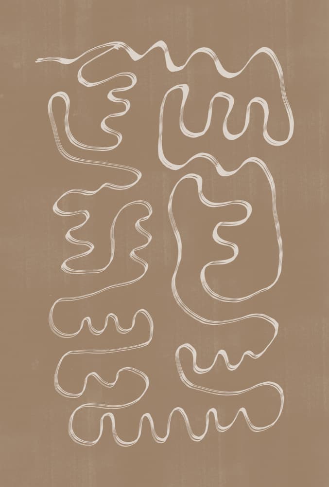 Curvy Whispers by THE MIUUS STUDIO — canvas wall art