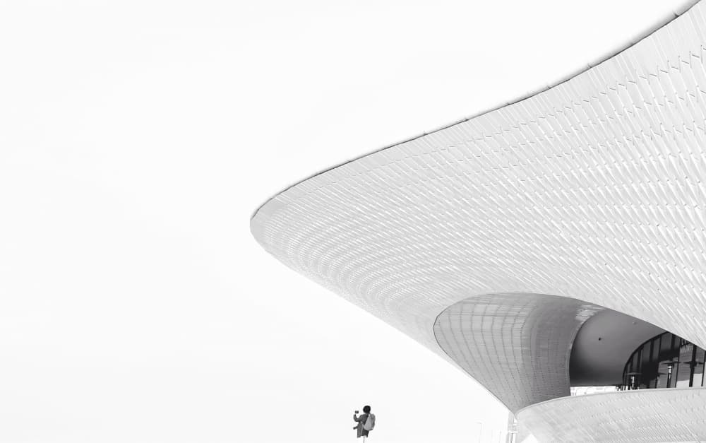 Sleek Modern Architecture by Emma Zhao — canvas wall art