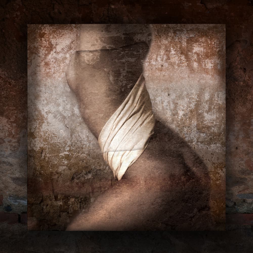 Sensual Draped Figure by Jan Donckers — canvas wall art