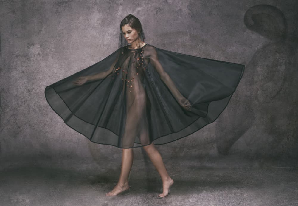 Sheer Cape Grace by Joan Gil Raga — canvas wall art