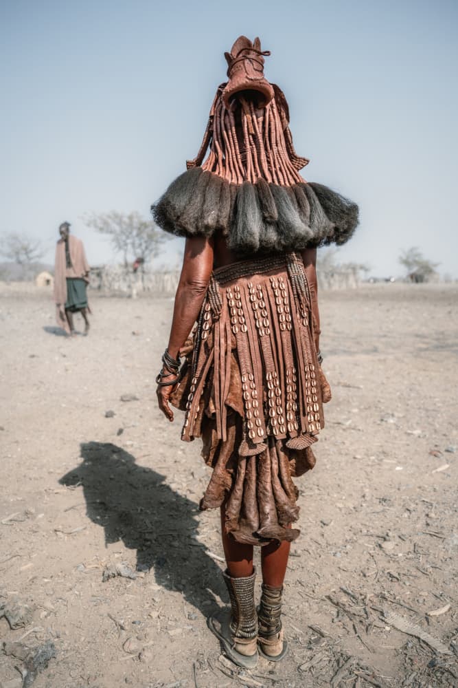 Himba Cultural Attire by Trevor Cole — canvas wall art