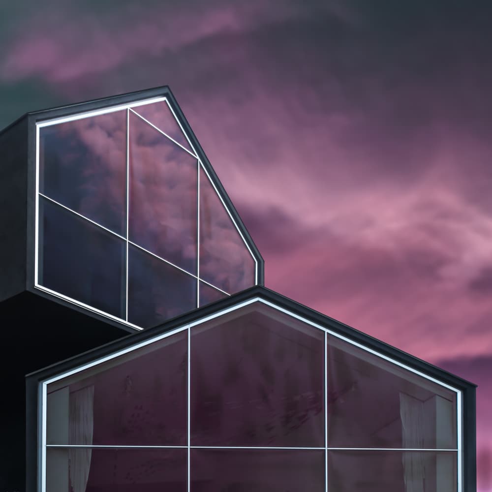 Reflecting Purple Twilight by Luc Vangindertael (laGrange) — canvas wall art