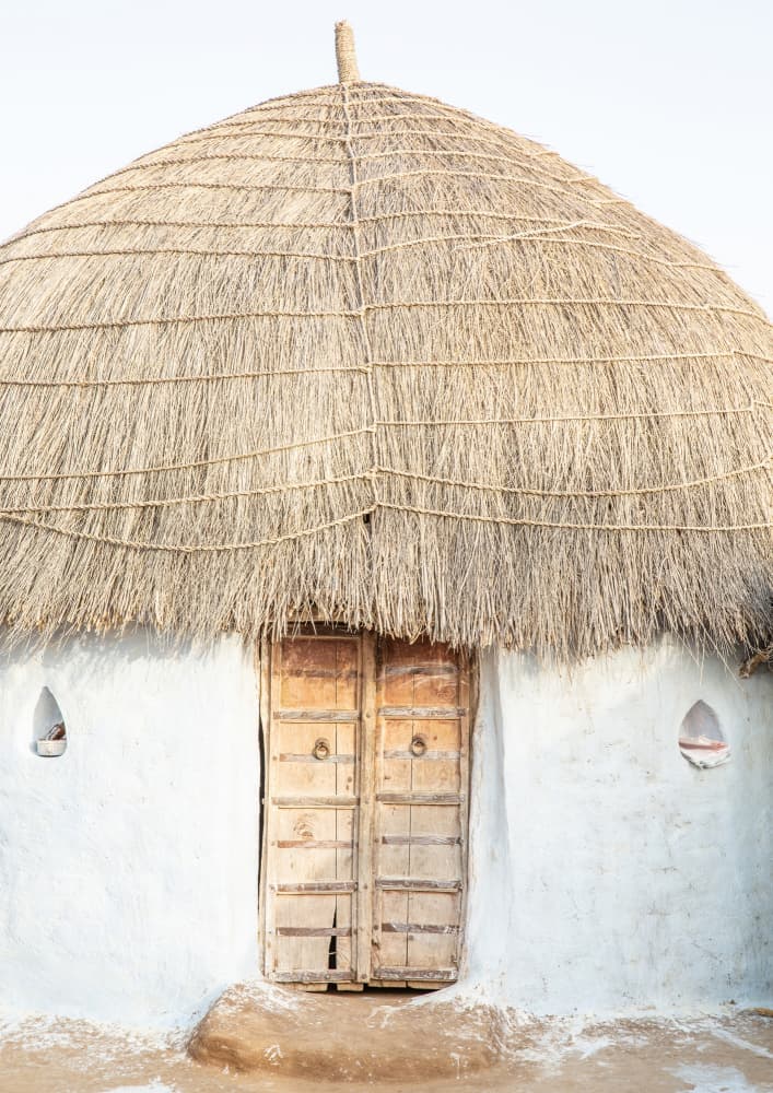 Thatched Haven by Shot by Clint — canvas wall art
