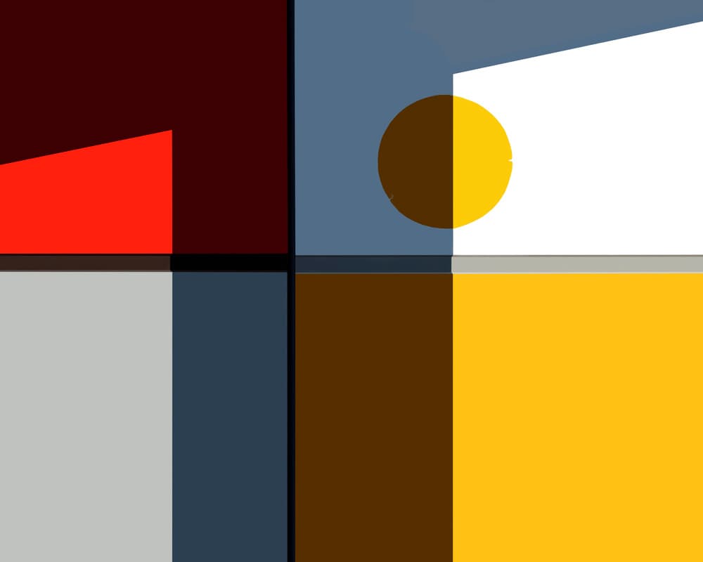 Abstract Sun Divisions by Cindy Liu — canvas wall art