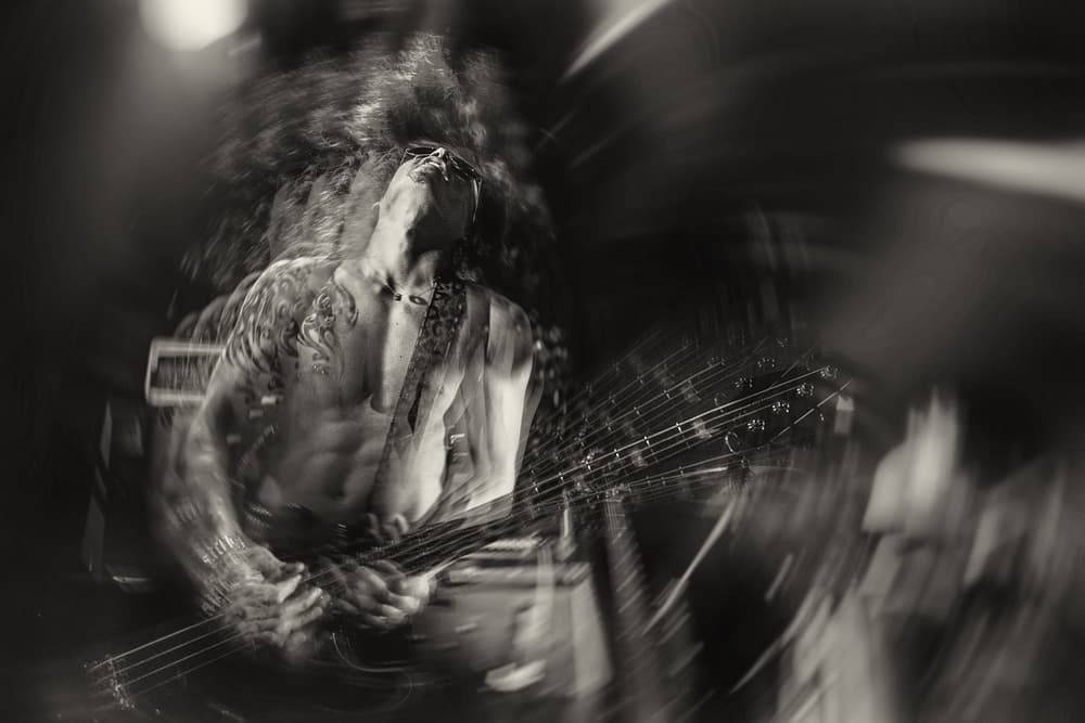 Rock Musician in Motion by Kenji Nakamatsu — canvas wall art