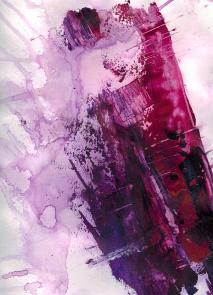 Abstract Magenta Movement by Deb Chaney — canvas wall art