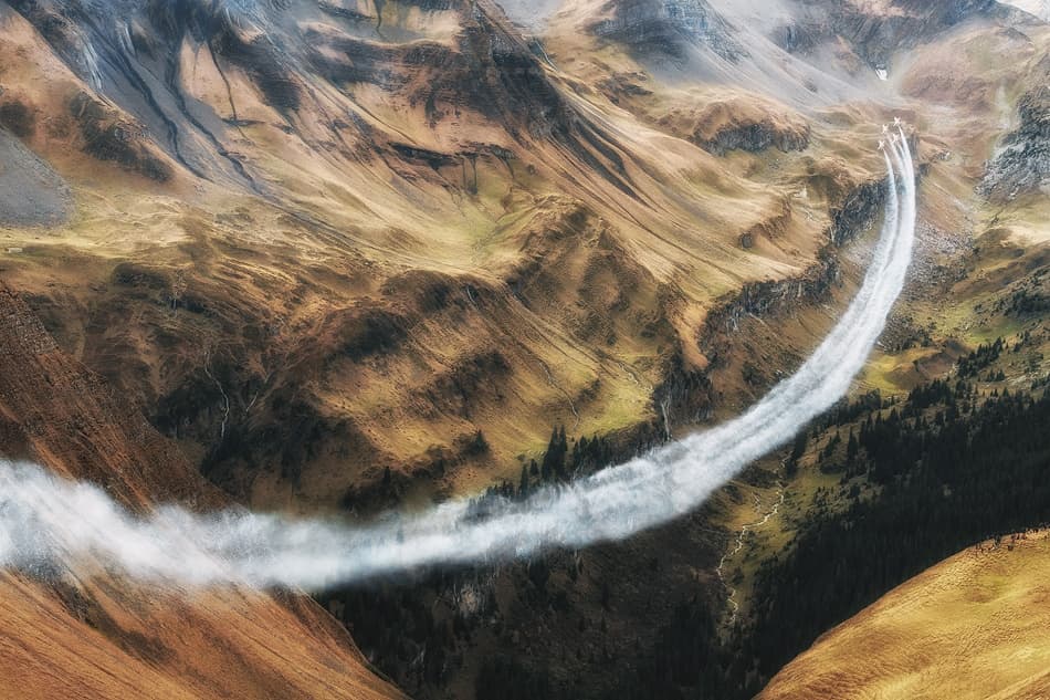 Dynamic Mountain Stream by Piotr Wrobel — canvas wall art