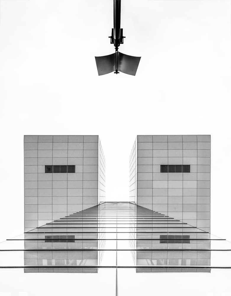 Urban Geometry Reflection by Jan Rauwerdink — canvas wall art