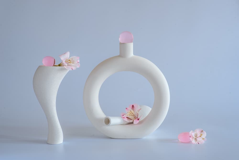 Minimalist Pink Still Life by Alice Sheng — canvas wall art