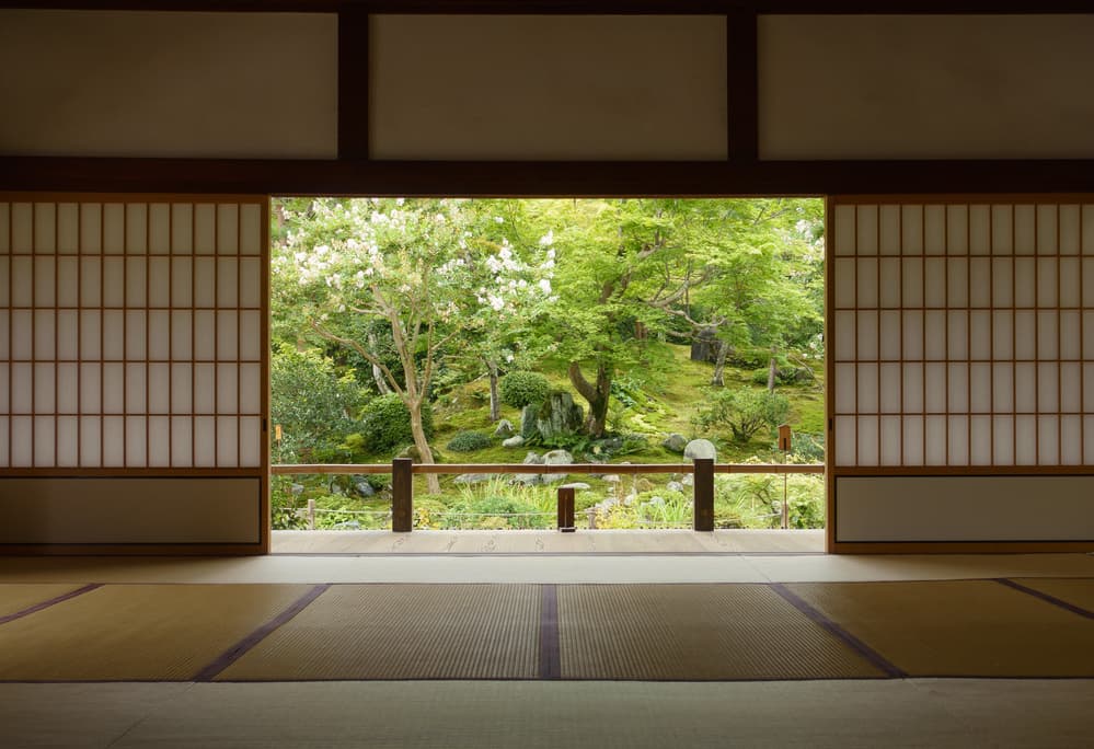 Zen Garden View by Yumian Deng — canvas wall art