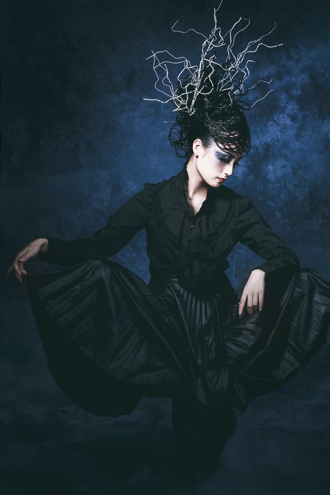 Gothic Elegance Portrait by Daisuke Kiyota — canvas wall art