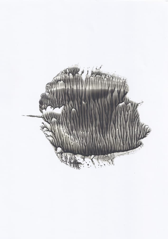 Organic Ink Flow by Maira Ribena — canvas wall art