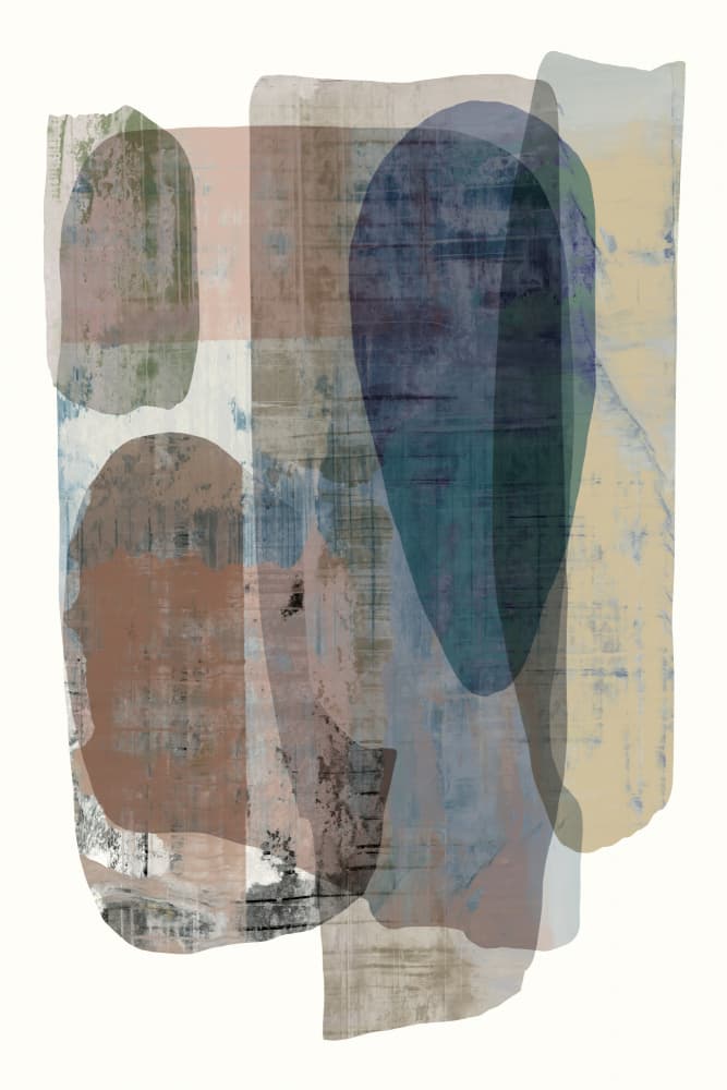 Calm Layered Abstract by cartissi — canvas wall art