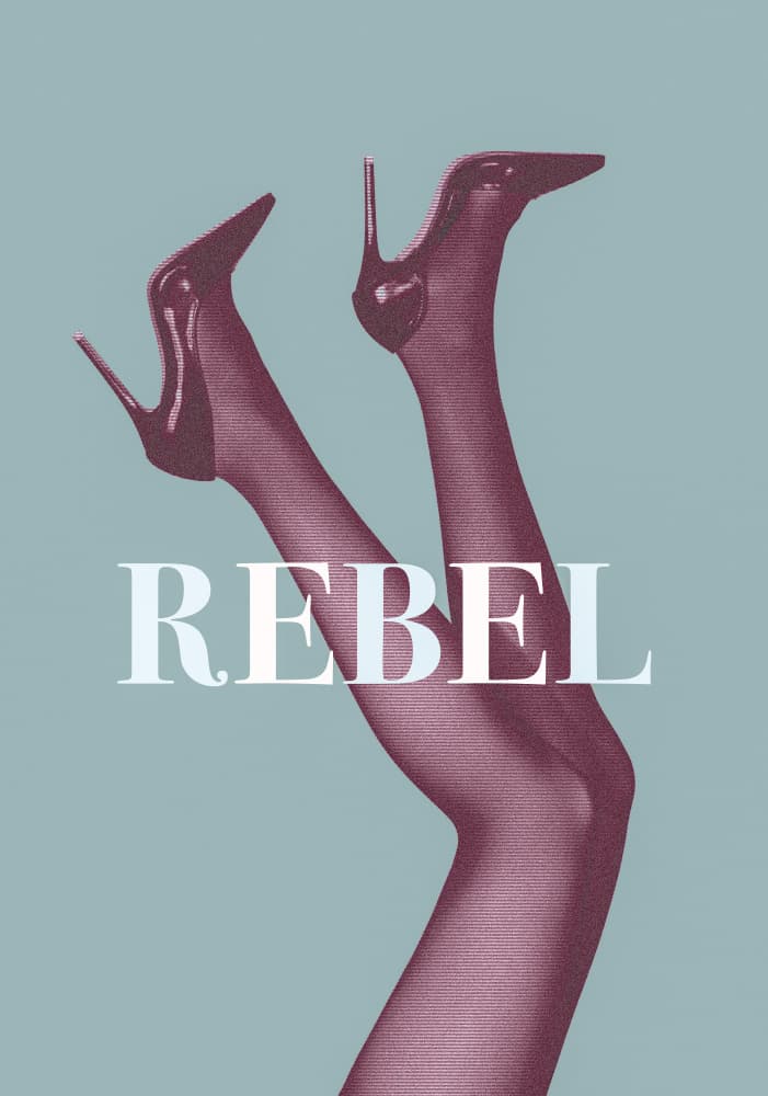 Rebel High Heels by Pictufy Studio III — canvas wall art