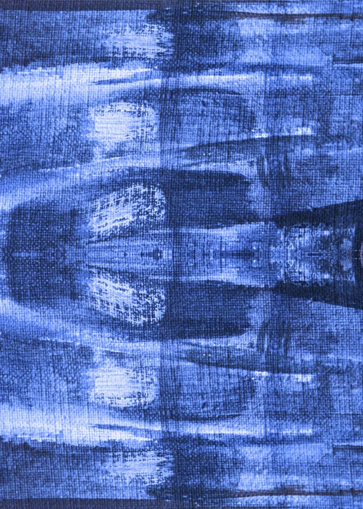 Abstract Blue Serenity by RS LAB STUDIO — canvas wall art