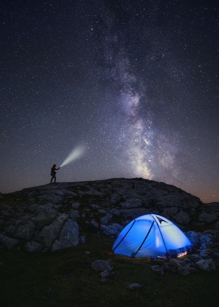 Milky Way Night Adventure by Fran Osuna — canvas wall art