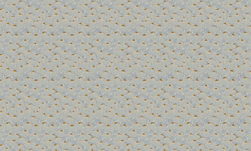 Soft Floral Gold Pattern by Annick — canvas wall art