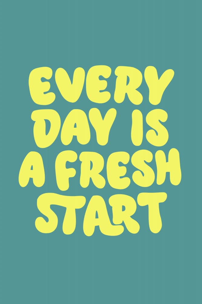 Every Day Fresh Start by Brett Wilson — canvas wall art