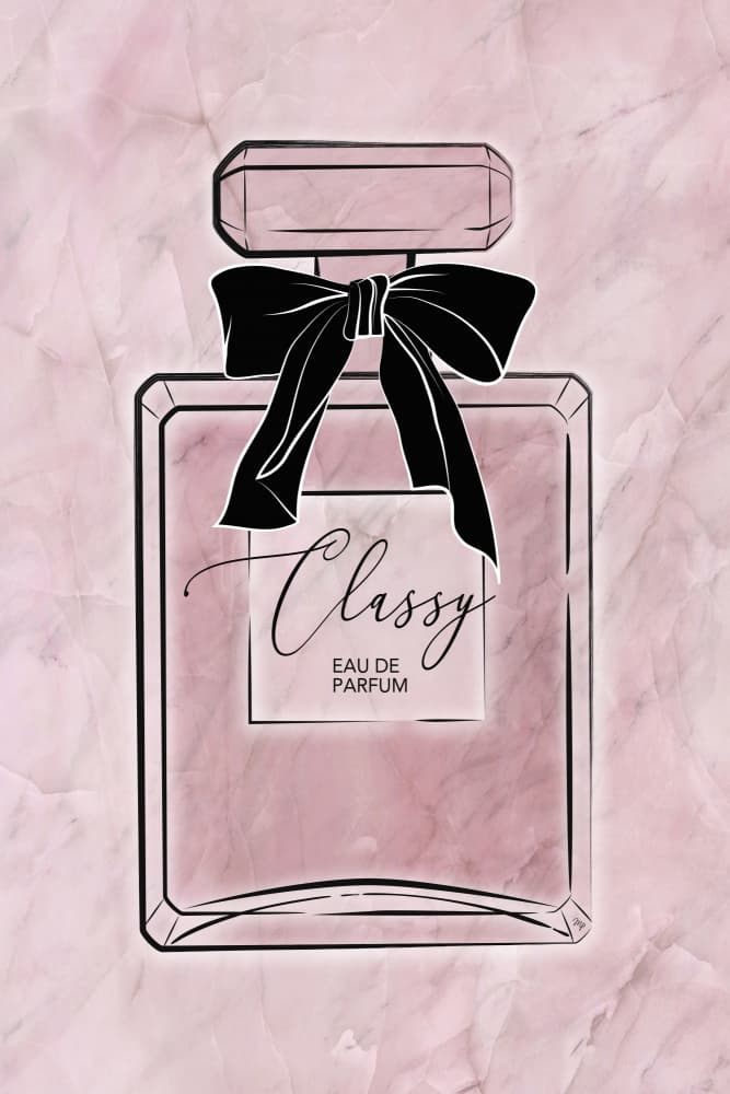 Classy Perfume Bottle by Martina — canvas wall art