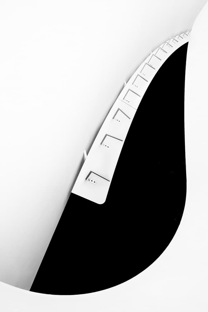 Curved Modern Architecture by Rolf Endermann — canvas wall art