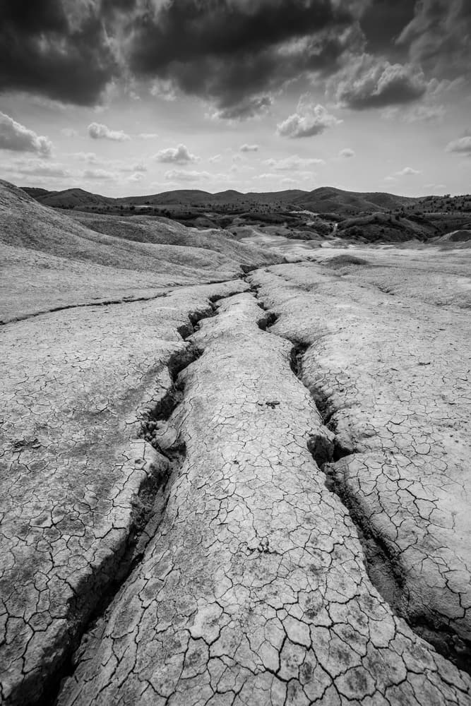 Barren Earth Cracks by Catalin Baican — canvas wall art
