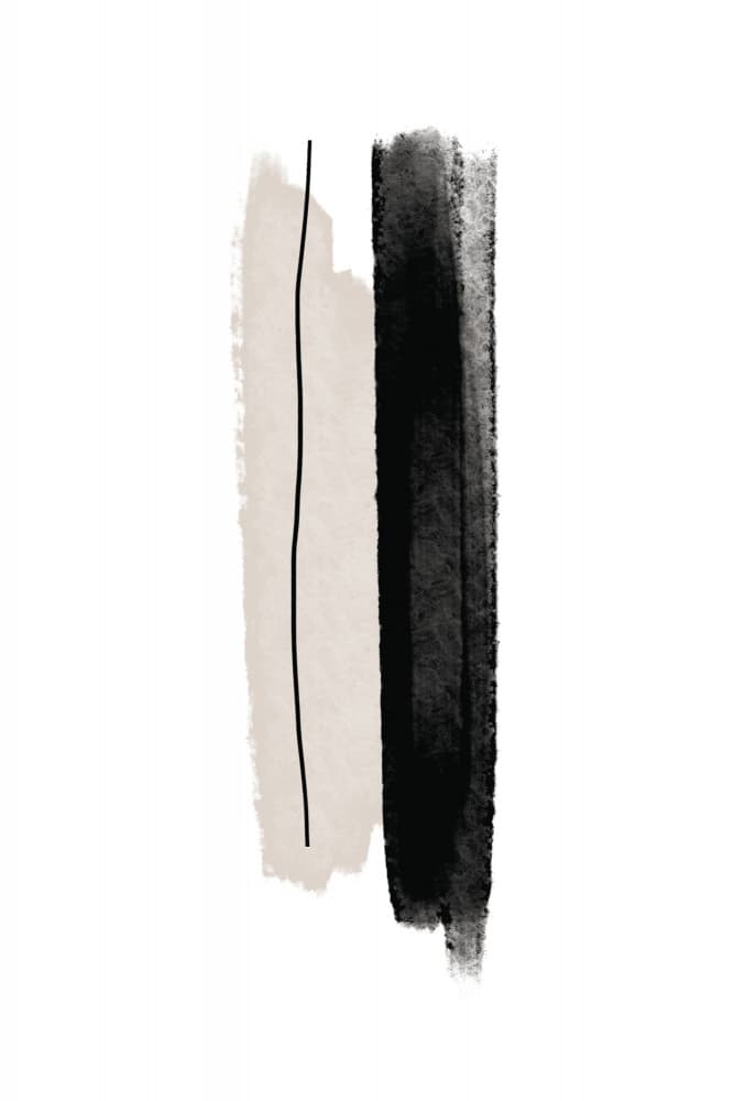 Monochrome Balance by uplusmestudio — canvas wall art